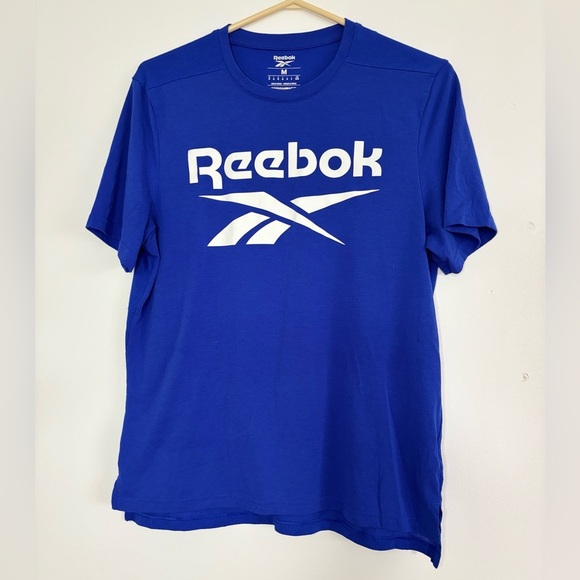 ✨ Reebok Royal Blue Classic Logo T-Shirt - Medium 💙 - Picture 1 of 4